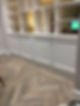 New vinyl flooring with herringbone pattern