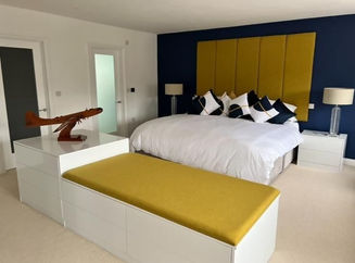 Newly renovated and decorated bedroom