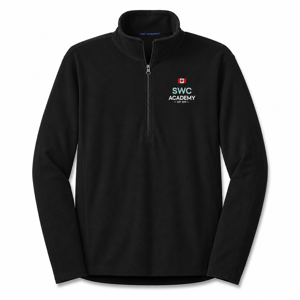 Thumbnail: SWC Academy Quarter-Zip Fleece Sweater