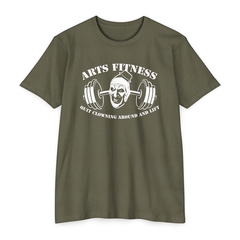 Thumbnail: Athletic Fit - Terrifier Art Gym Tee