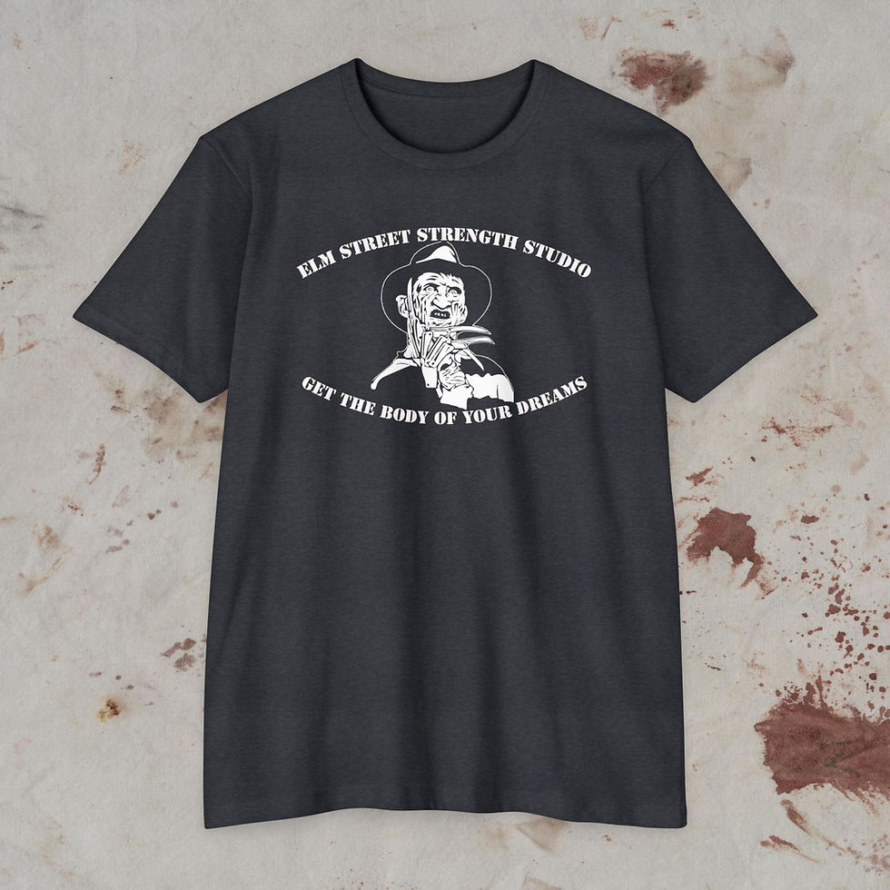 Thumbnail: Athletic Fit Tee Elm Street Strength Studio - Get the Body of Your Dreams!