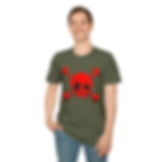 Thumbnail: Red Laf Skull - T-Shirt