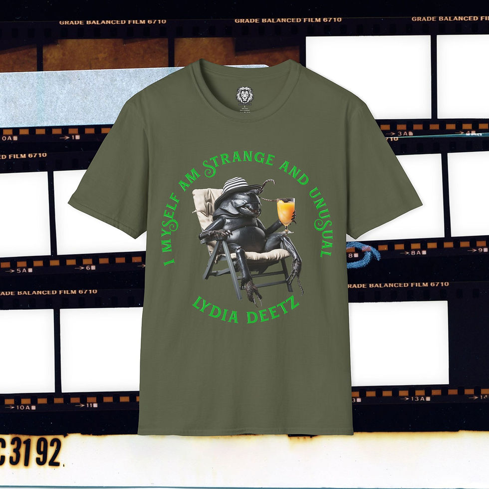 Thumbnail: Lydia Deetz Beetlejuice Inspired "Strange & Unusual" T-Shirt