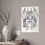 Thumbnail: Poster Coloring Page - Lucifer's Throne Gothic Fantasy Art