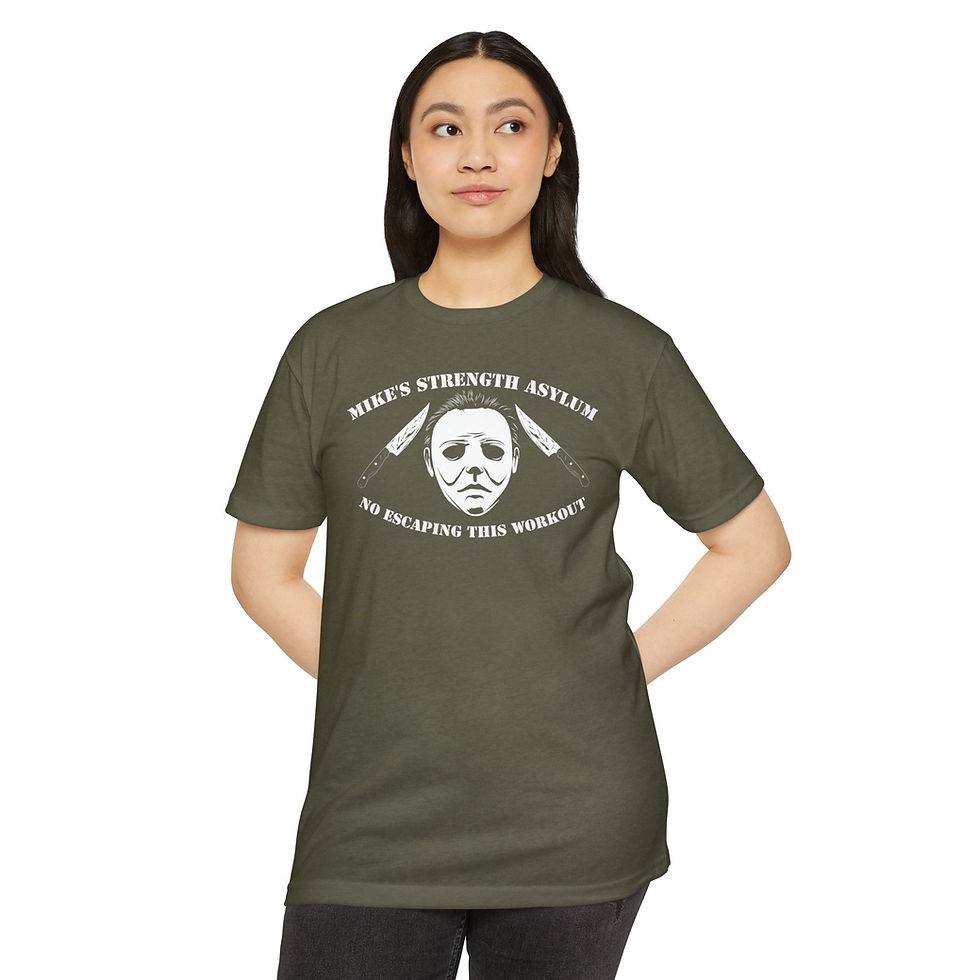 Thumbnail: Athletic Fit Tee Mike's Strength Asylum- No Escaping This Workout!