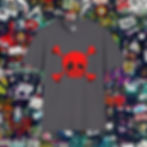Thumbnail: Red Laf Skull - T-Shirt