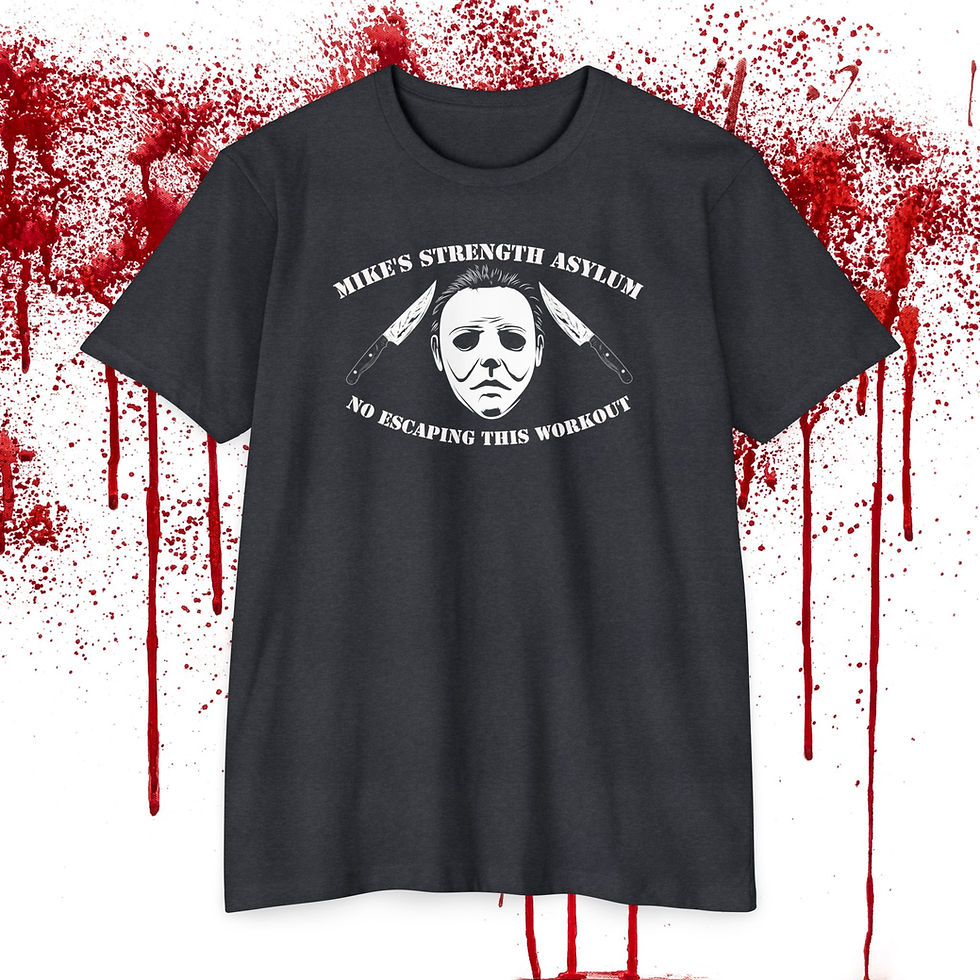 Thumbnail: Athletic Fit Tee Mike's Strength Asylum- No Escaping This Workout!