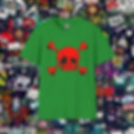 Thumbnail: Red Laf Skull - T-Shirt