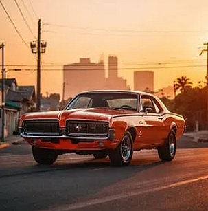 Urban Parking at Dusk