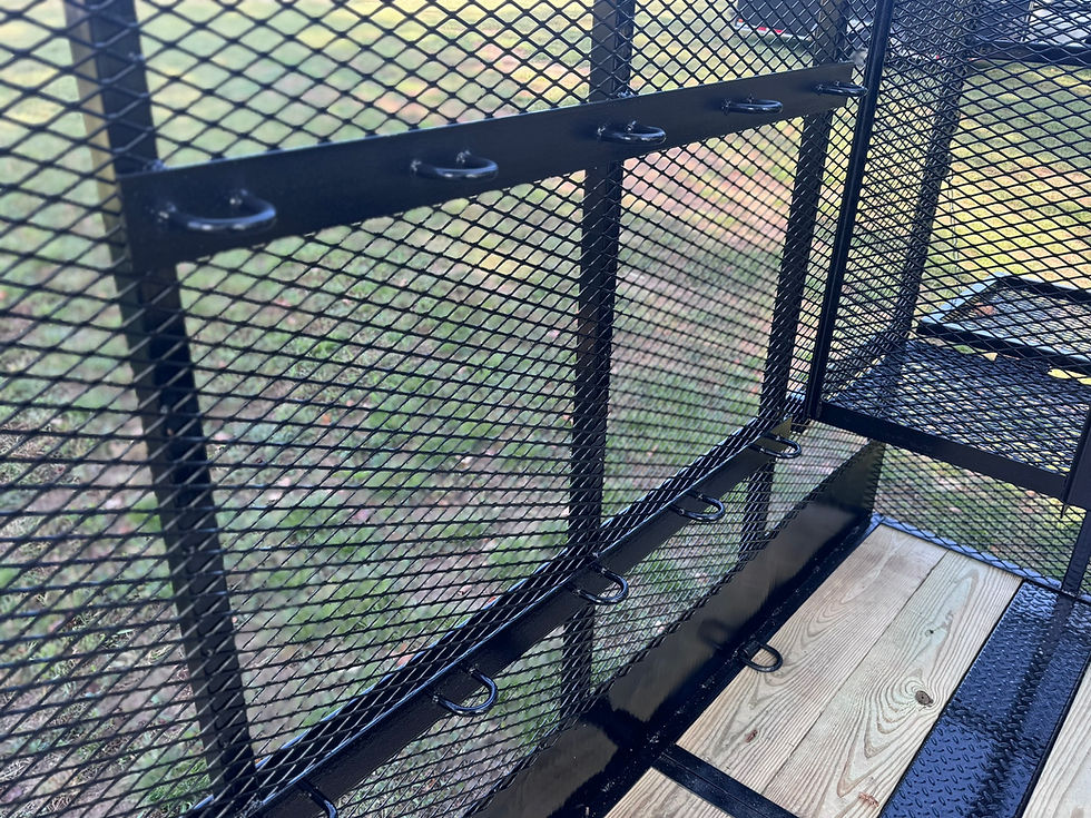 Thumbnail: 16 ft landscape trailer with shovel rack