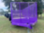Thumbnail: 20 ft high wall utility trailer front right view