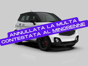 Annullata la multa contestata al minorenne