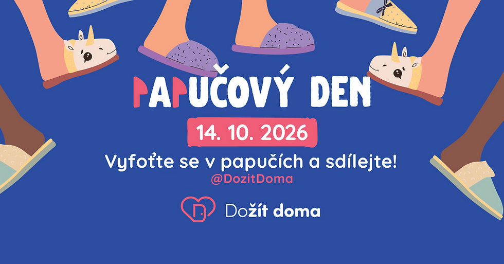 Papučový den připomíná význam domácí hospicové péče