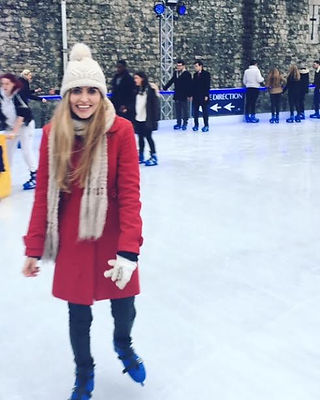 Ice skating