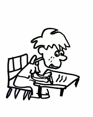 exam cartoon