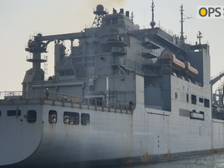 USNS WHASHINGTON CHAMBERS(T-AKE 11) VISIT IN CHINHAE, KOREA