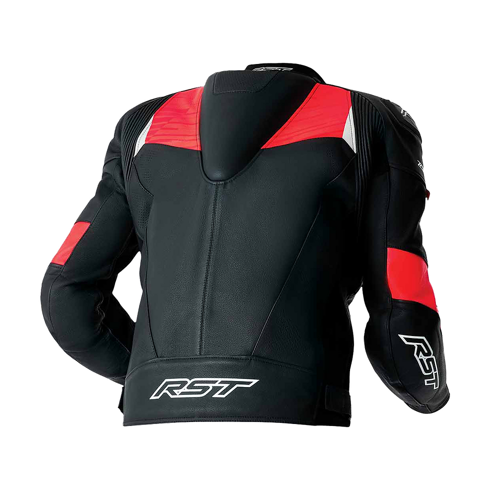 Thumbnail: RST Tractech Evo D3O Leather Jacket - Flo Red