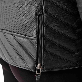 Thumbnail: RST Roadster Air D3O Ladies Leather Jacket - Black