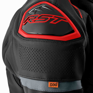 Thumbnail: RST S1 D3O Leather Jacket - Red