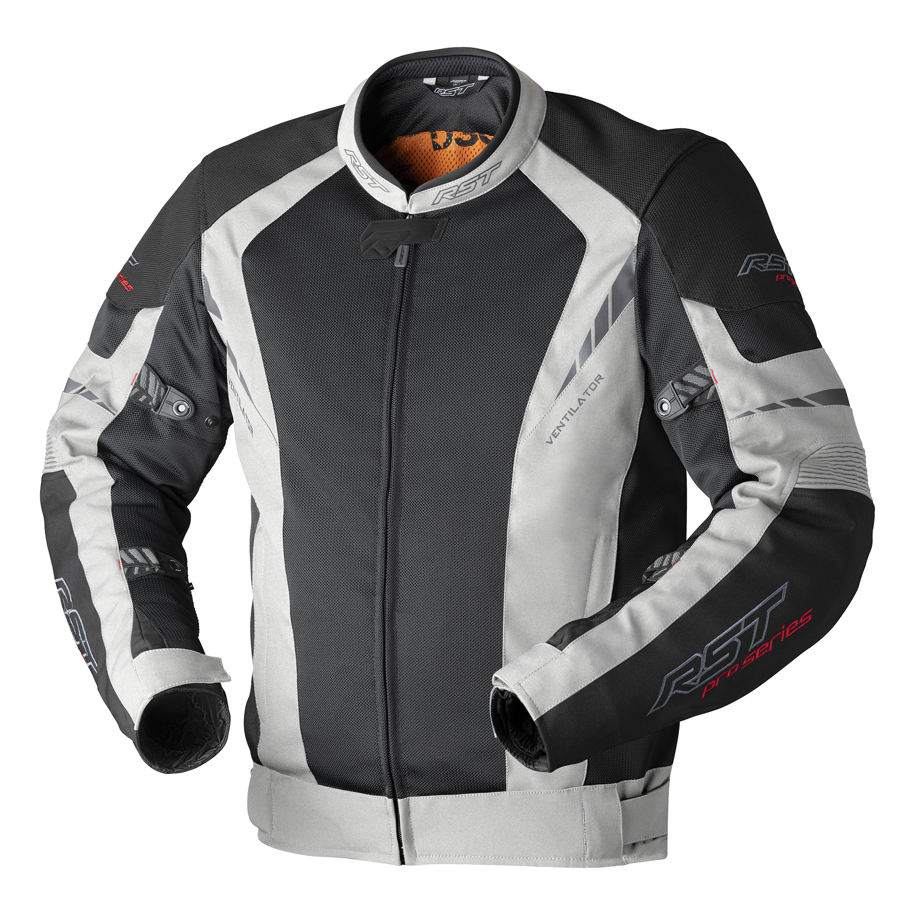 RST Pro Series Ventilator D3O Textile Jacket - Black/Silver