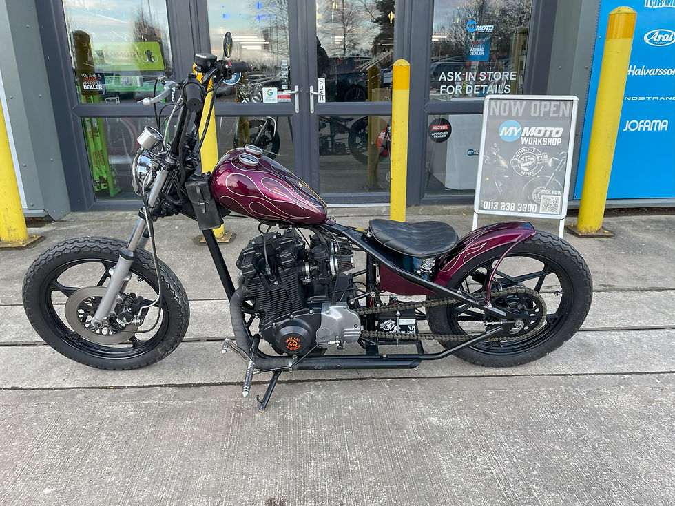 Thumbnail: 1990 Suzuki GS 500 Custom Bobber