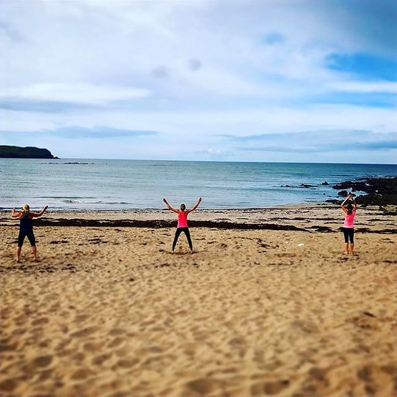 Beach Bootcamp this week at Leasfoot Thurlestone. Tuesday at 1.30pm and Thursday at 9.30am