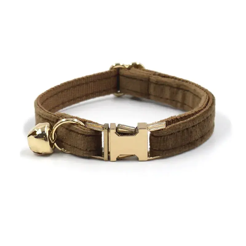 Thumbnail: Velvet Cat Collar With Small Bell