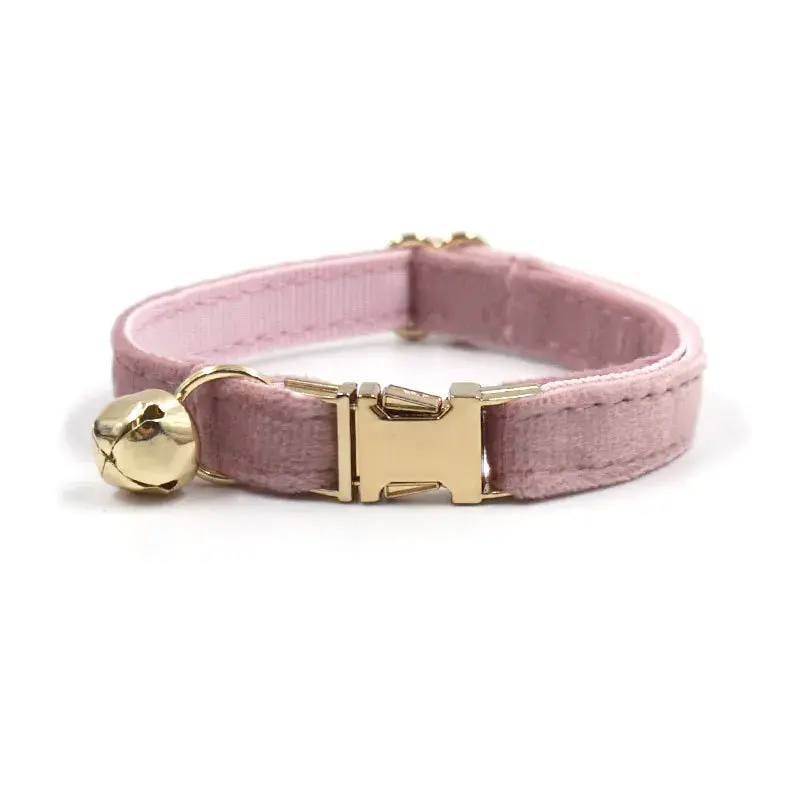 Thumbnail: Velvet Cat Collar With Small Bell