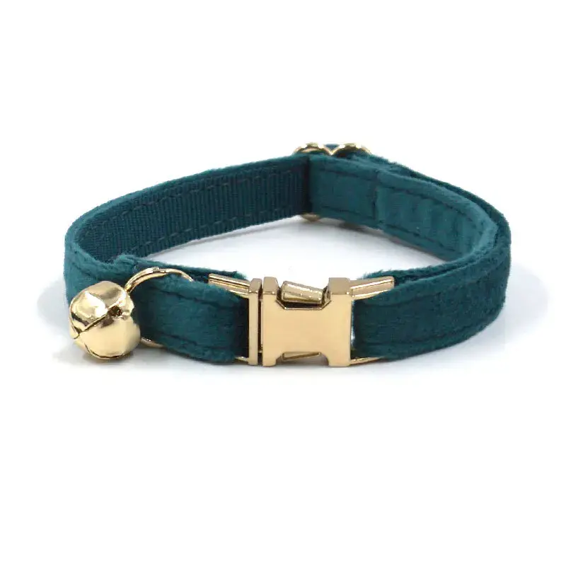 Thumbnail: Velvet Cat Collar With Small Bell