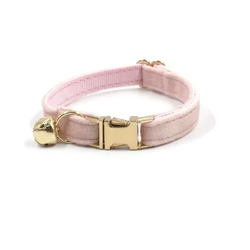 Thumbnail: Velvet Cat Collar With Small Bell
