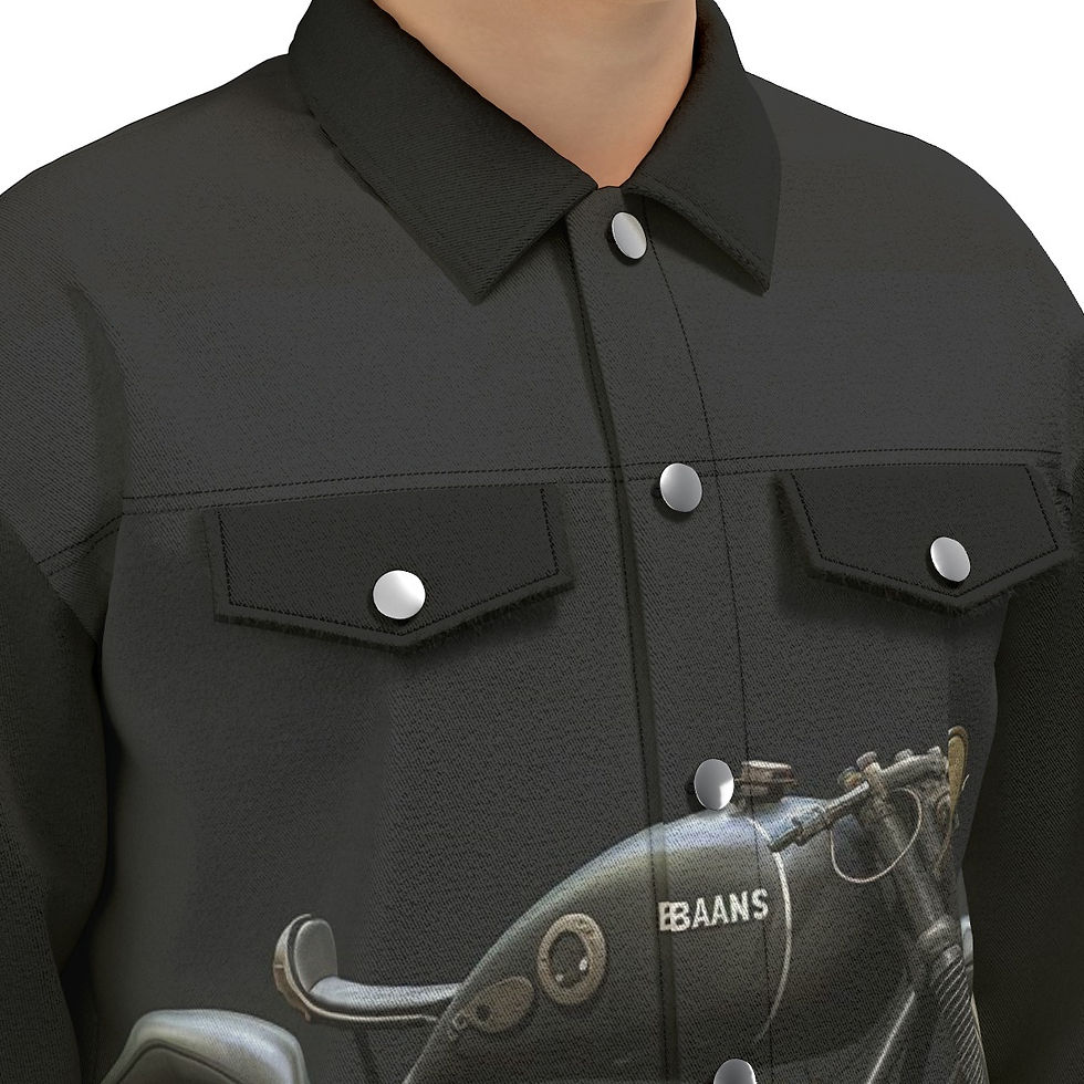 Thumbnail: All-Over Print Unisex Lapel Jacket | 245GSM Cotton