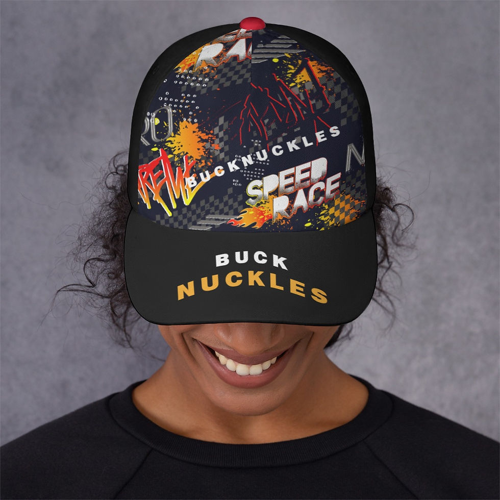 All-Over Print Peaked Cap