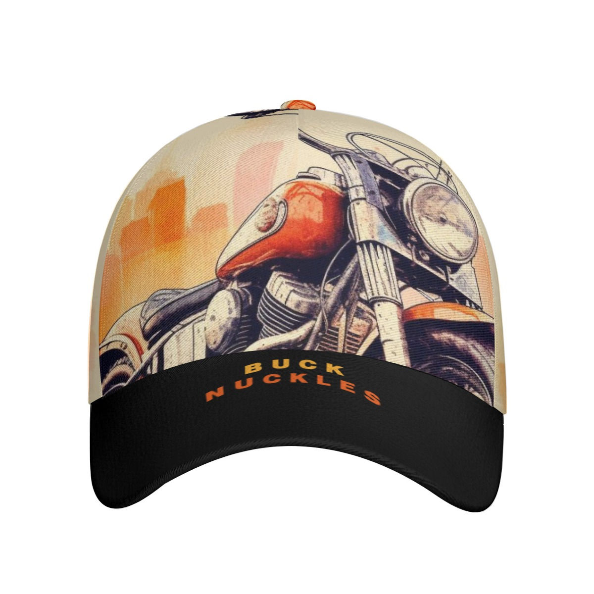 All-Over Print Peaked Cap