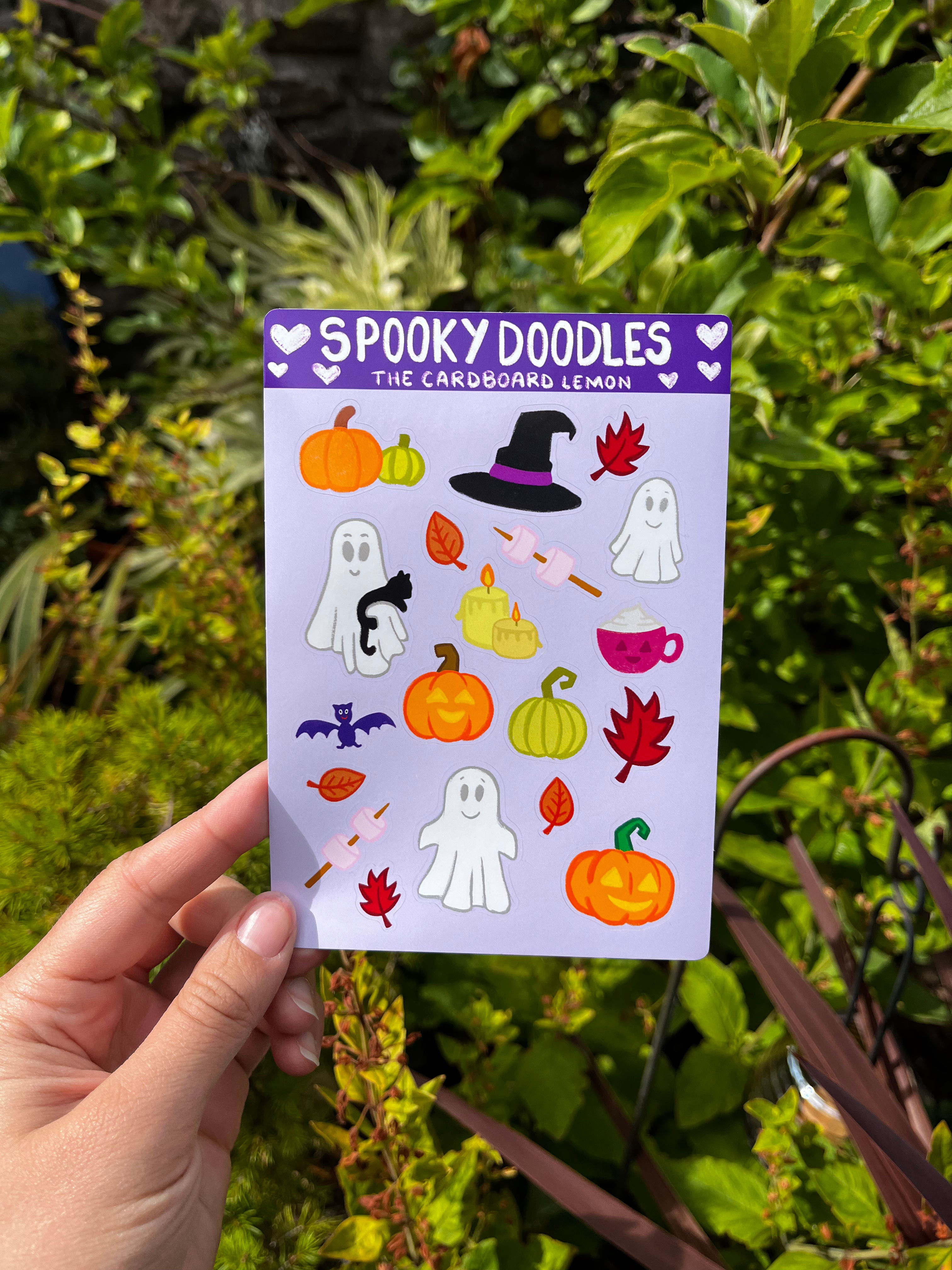 Spooky Doodles Sticker Sheet