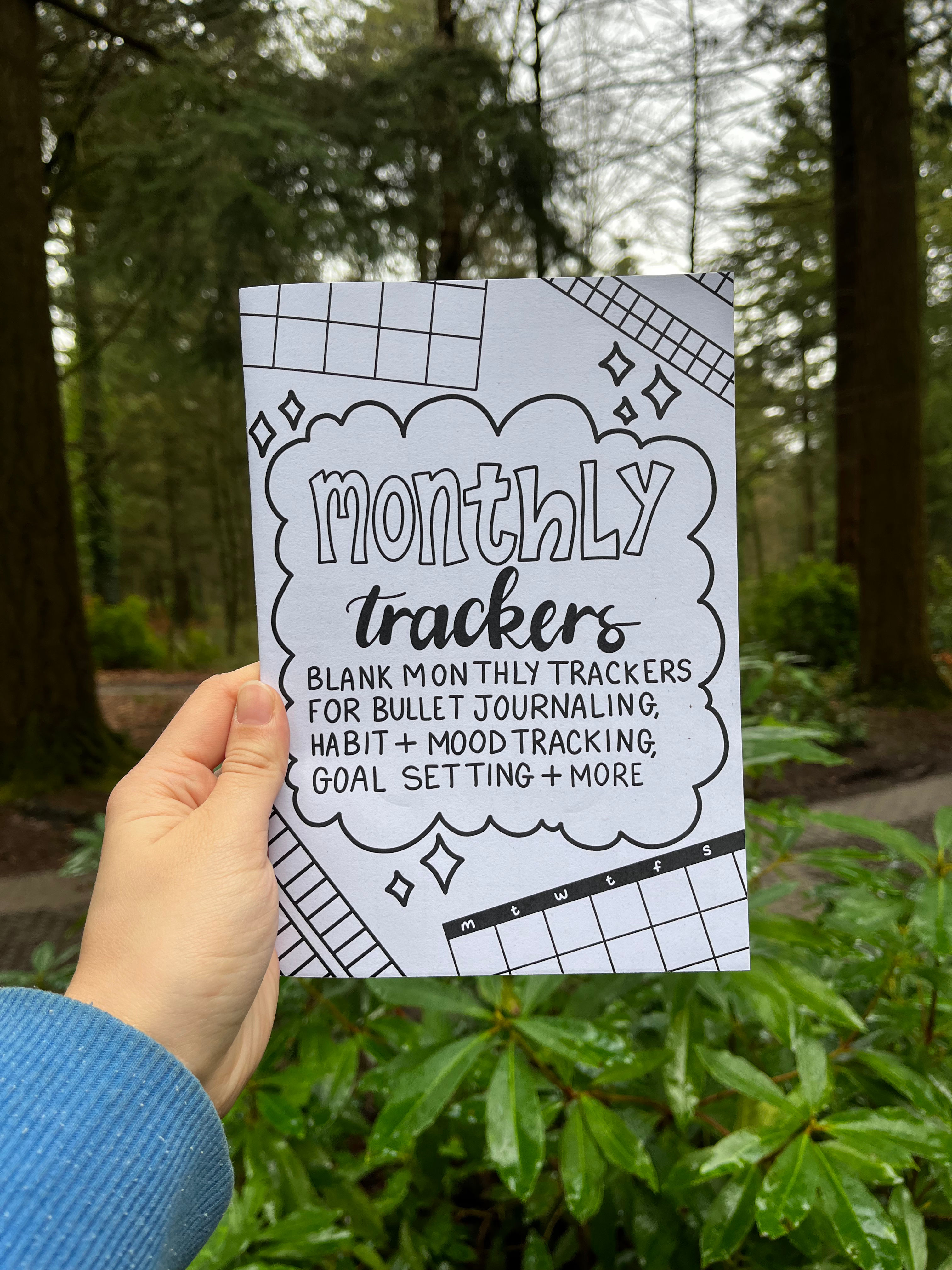 Monthly Trackers Mini Booklet