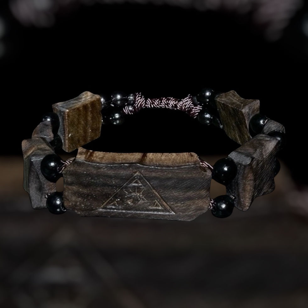 Thumbnail: The Trespico Star Handmade Wooden Bracelet