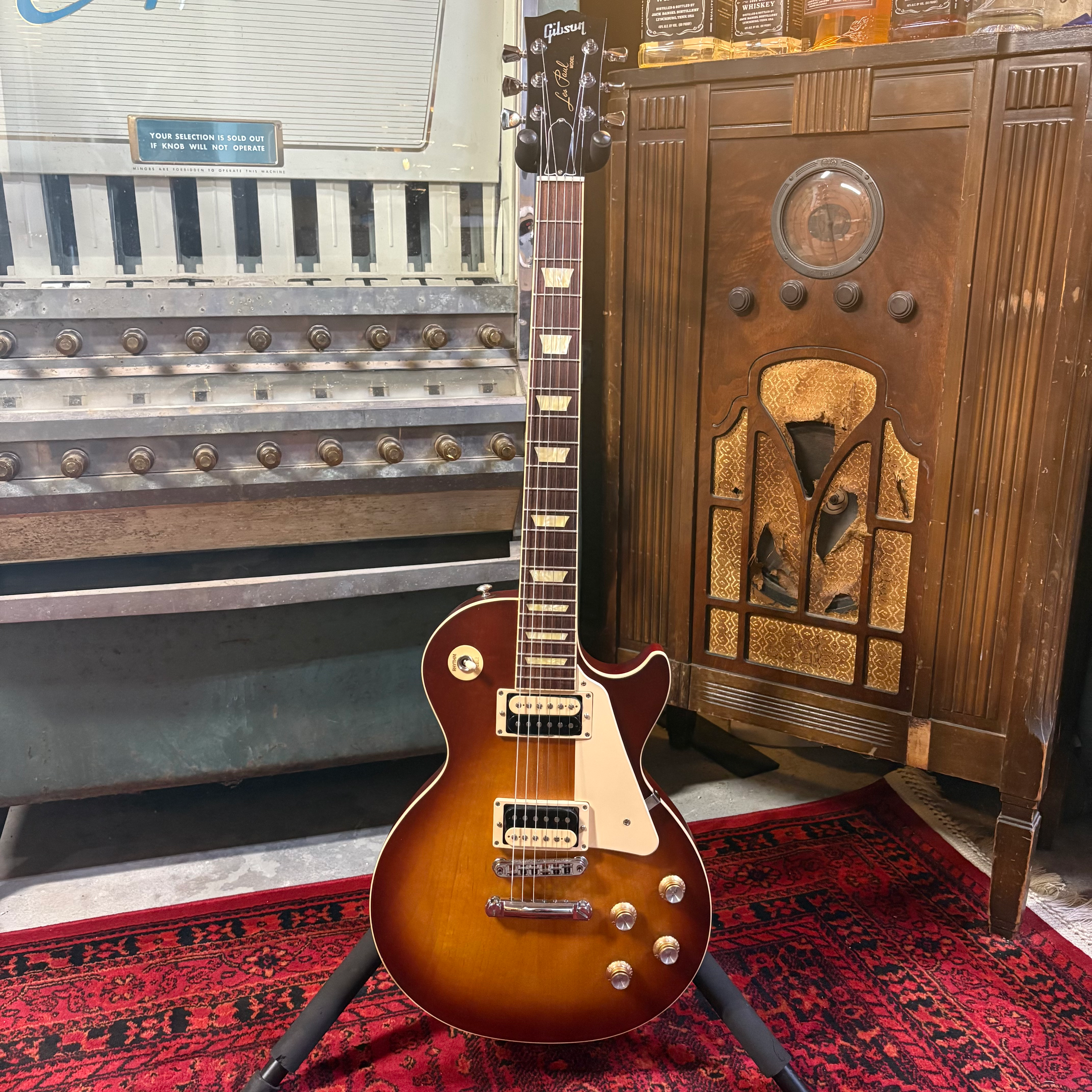 Gibson Les Paul Trad Pro V Satin Iced Tea 2022