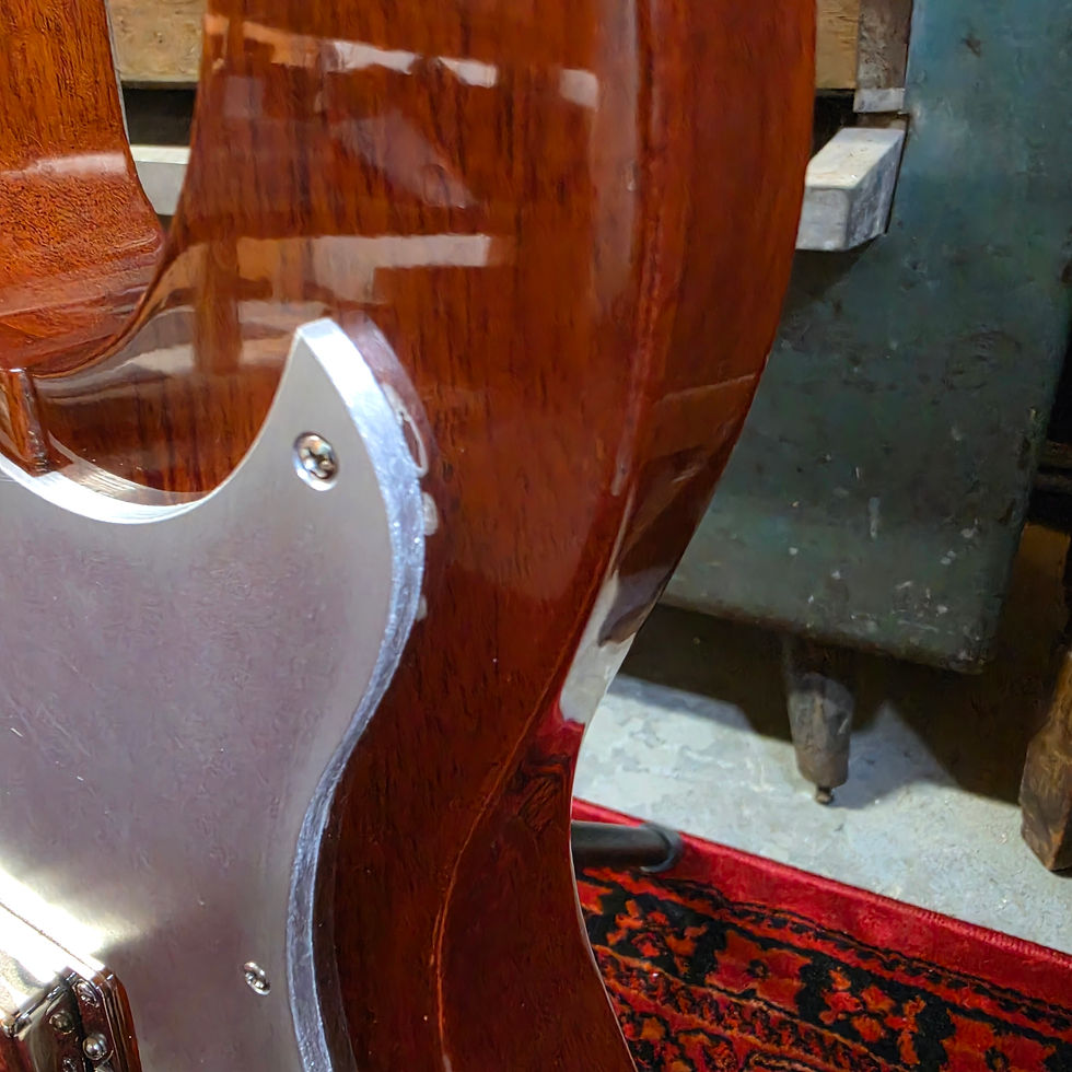 Thumbnail: 2018 Mondell Custom Guitars Tele Bird I Natural