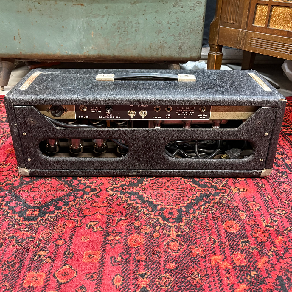 Thumbnail: 1964 Blackface Fender Showman Guitar Amp Head