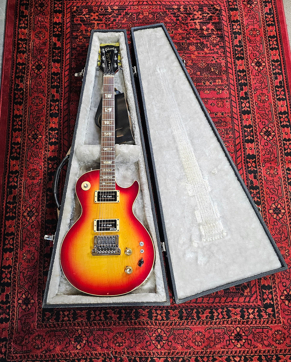 Thumbnail: 1972 Gibson Les Paul Deluxe Heritage Cherry Sunburst Tom Doyle Super-Tom Pickups