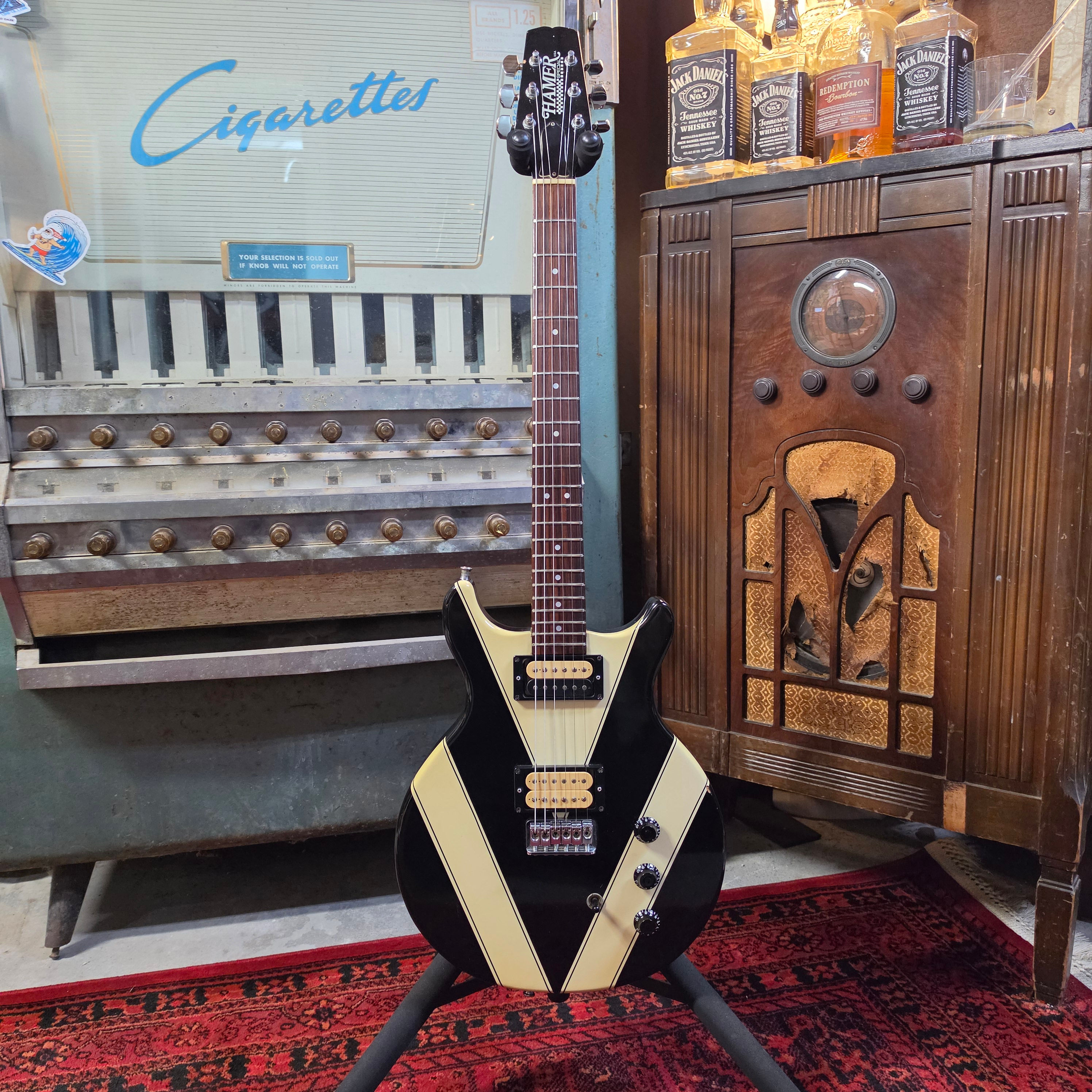 1981 Hamer Special Black and White Graphic