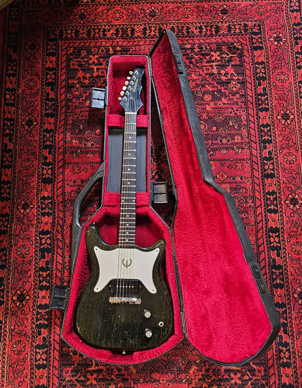 Thumbnail: 1964 Epiphone Coronet Silver Fox