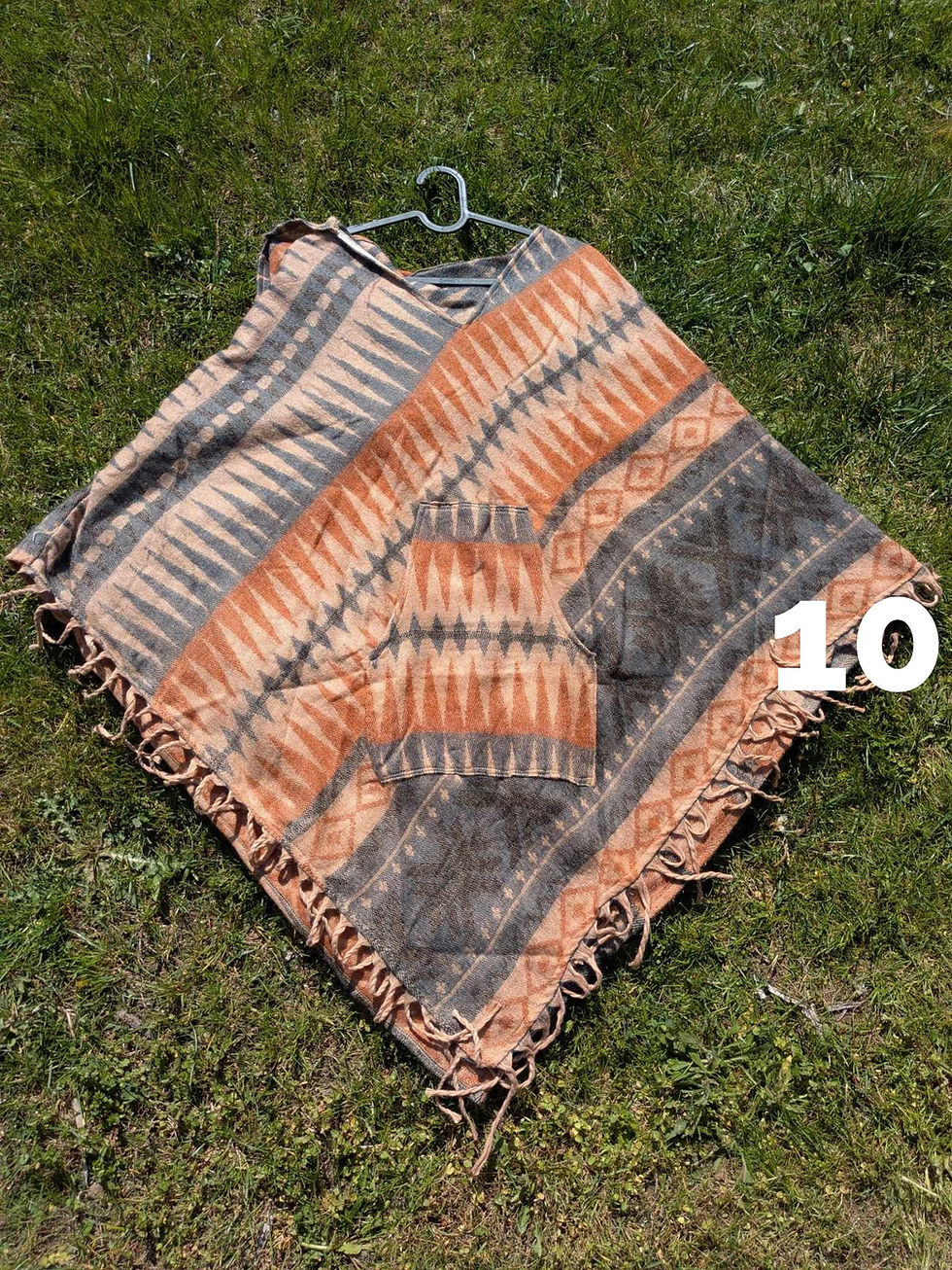 Miniature : Ponchos Himalaya - Capuche - Tout genre