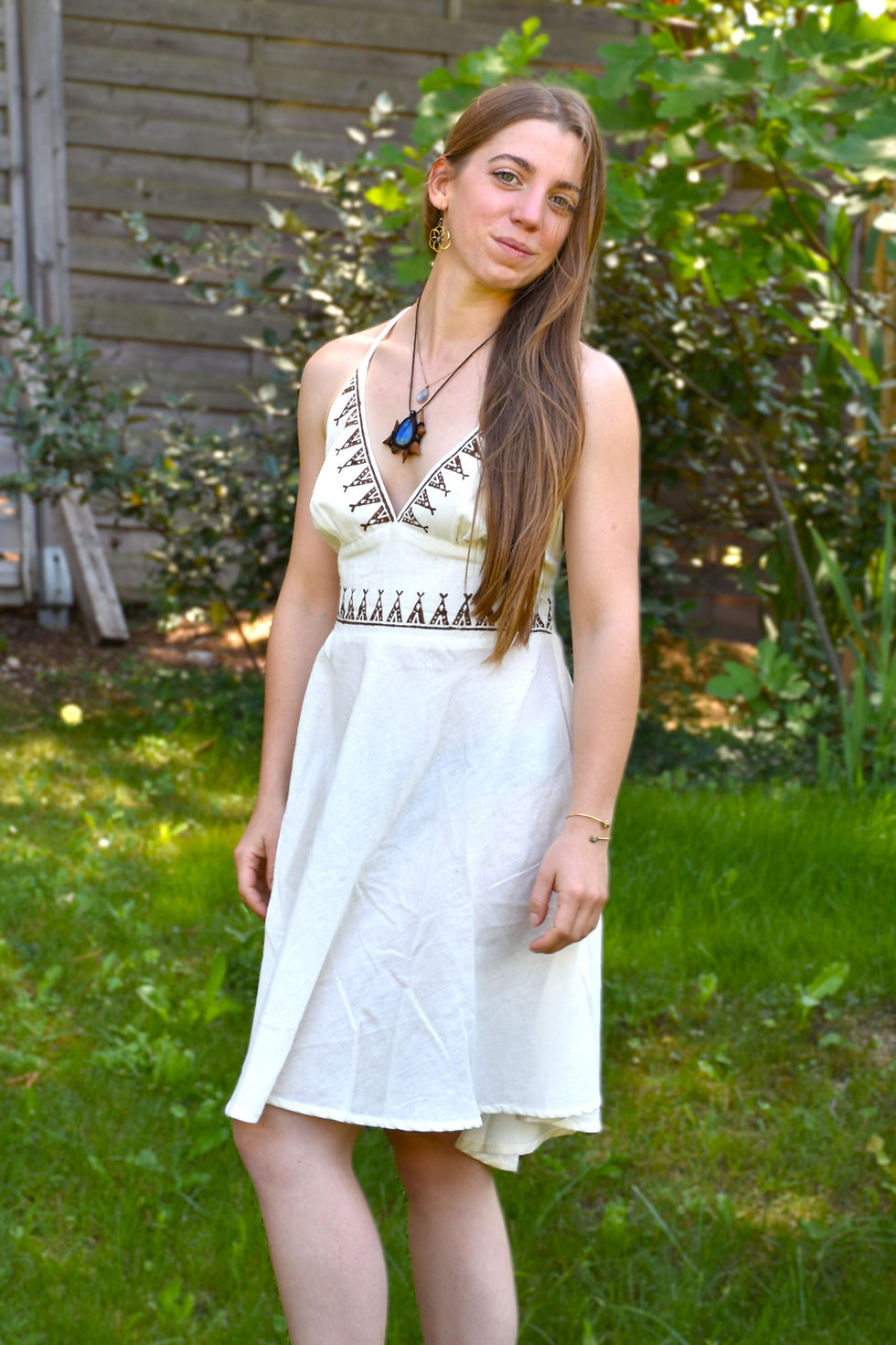 Miniature : Robe courte tissage