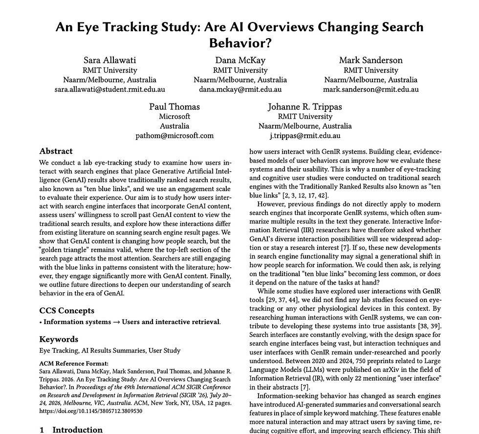 Search behaviour may not be changing as much as we think. What may be changing is what occupies the most valuable space on the results page.
