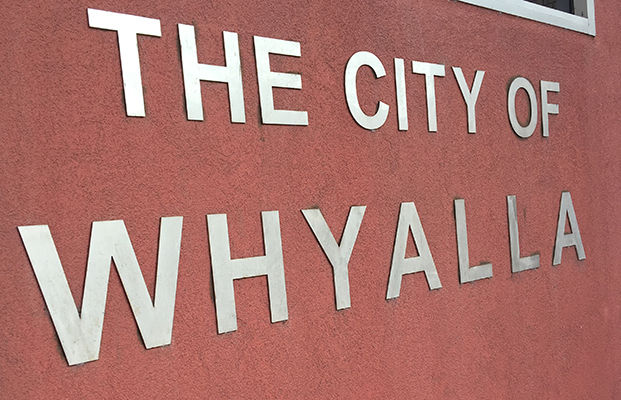 City of Whyalla sign