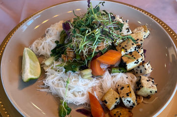 plant based food served at our retreat located in Muskoka, Ontario.