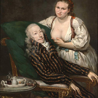 Contele Franz de Paula Graf von Hartig și soția sa Eleanore în calitate de Caritas Romana, 1797