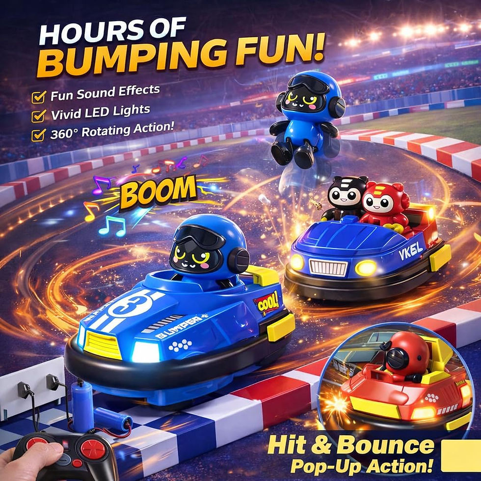Thumbnail: RC Bumper Cars Set, 6 Sets