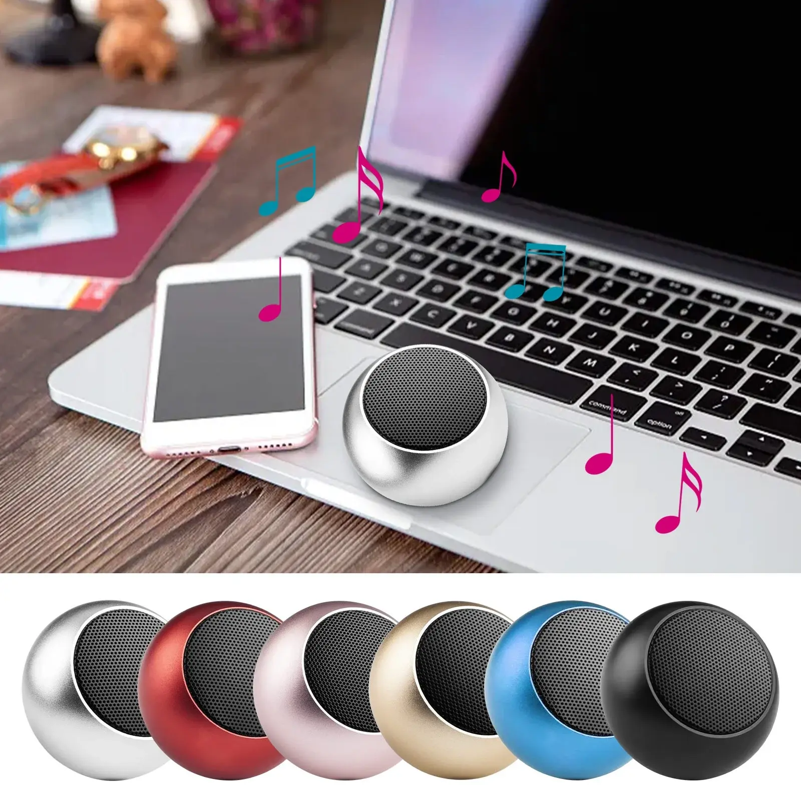 Small Bluetooth Spherical Speaker 60 Pcs